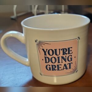 Motivational White Mug